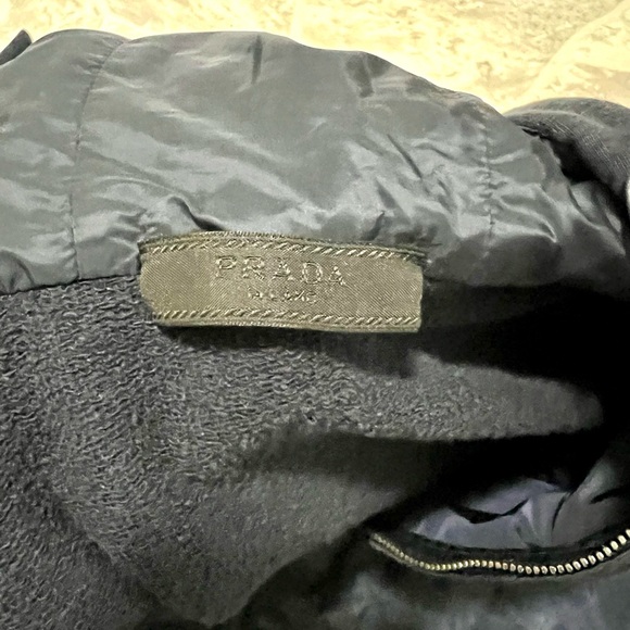 Prada Hybrid Down Jacket Hoodie Mens Size Medium - Picture 6 of 7